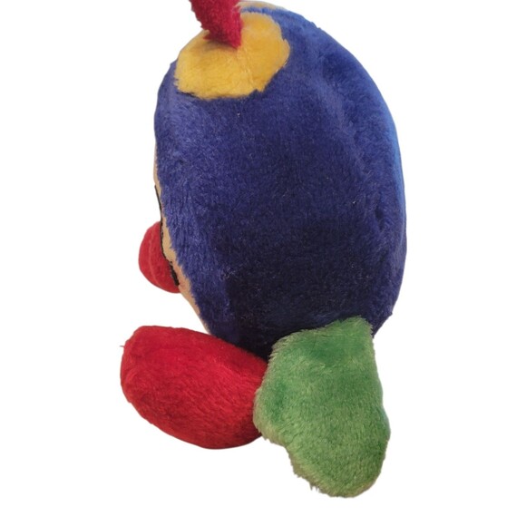 Vintage 10" Wendy's Toys Plush Clock Rare Find READ Made in Korea - Picture 4 of 9